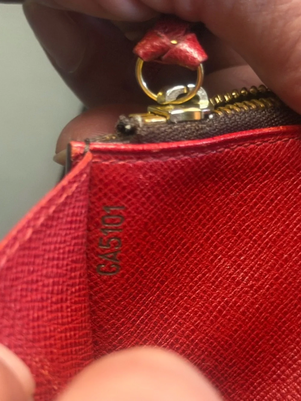 Louis Vuitton Emily Wallet Monogram Canvas Red Interior Long Wallet Authentic - Picture 12 of 15